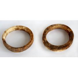Two Shell Arm Bands, Papua New Guinea
