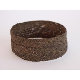 Woven black arm band