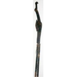 Unknown, Bamboo Flute with carved Kokomo bird 