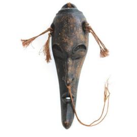 Ancestral Wooden Carved Initiation Mask