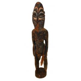 Wooden carved male ancestral figure