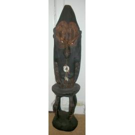 Orator stool with face and four legs