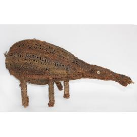 Small woven Cassowary bird