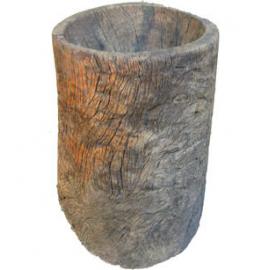 Large wooden Taru mixer pot