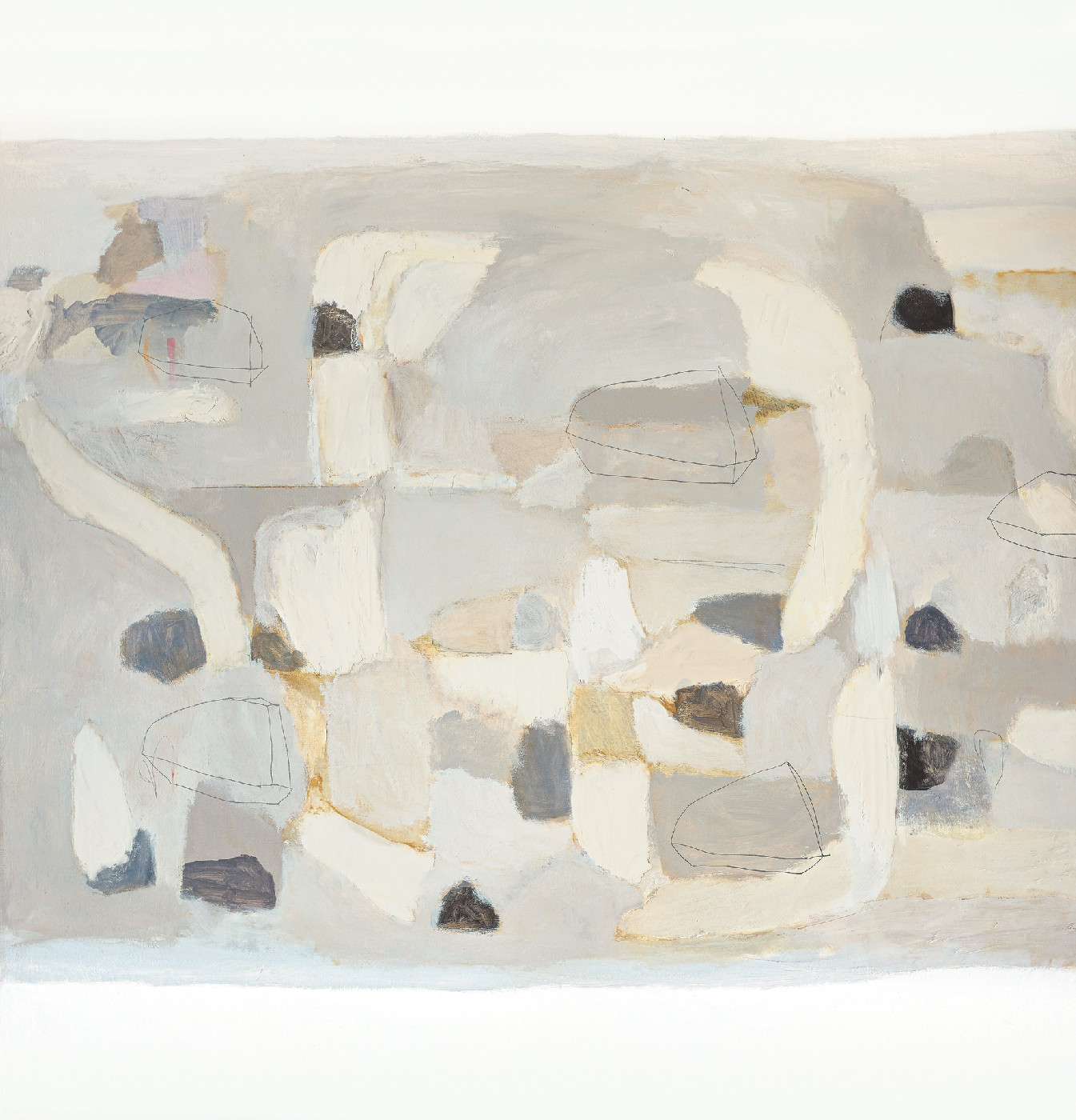 Michael Cusack, Swinburne, 2006, oil and graphite on canvas, 183 x 167 cm. Donated by Michael Cusack to the University of Newcastle through the Australian Government’s Cultural Gift Program.