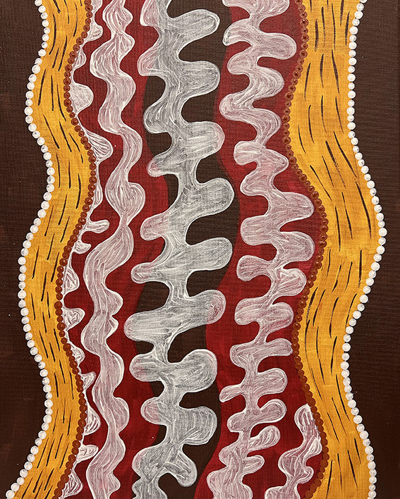 Zona Kelly, 'Sap of a Tree', acrylic on canvas