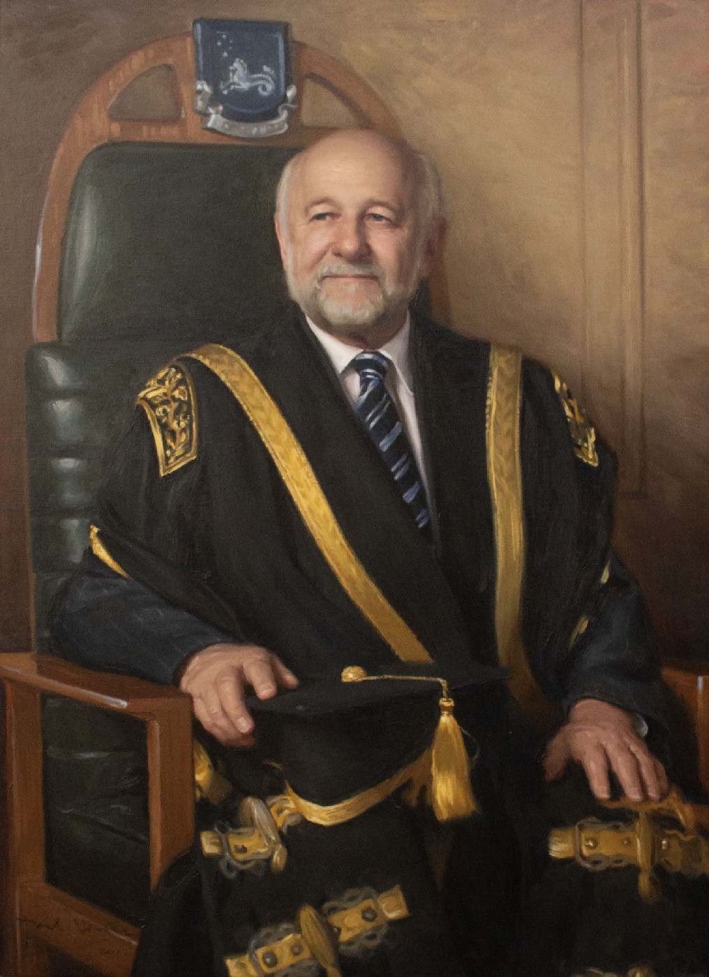 Paul Newton (1961-)
Conjoint Professor Trevor Waring, 2012
oil on canvas
121 x 85 cm